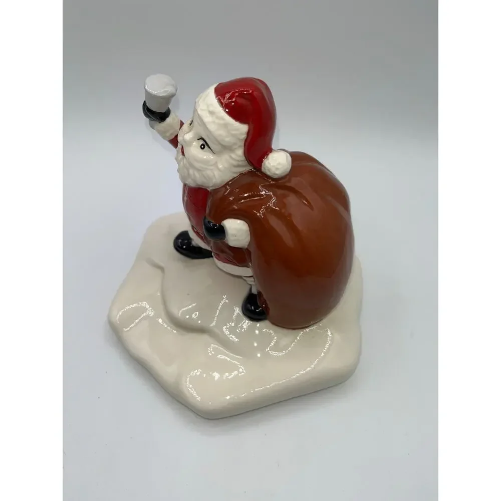 Vintage Japan Replacement Santa Claus Cookie Jar (LID ONLY) Replacement Top - Picture 10 of 16